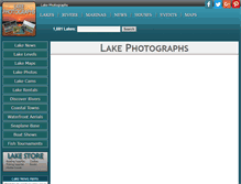 Tablet Screenshot of lakephotographs.com